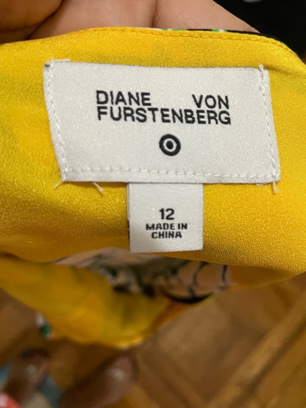 Diane Von Furstenberg Yellow Floral Print Dress by for target - Picture 2 of 16